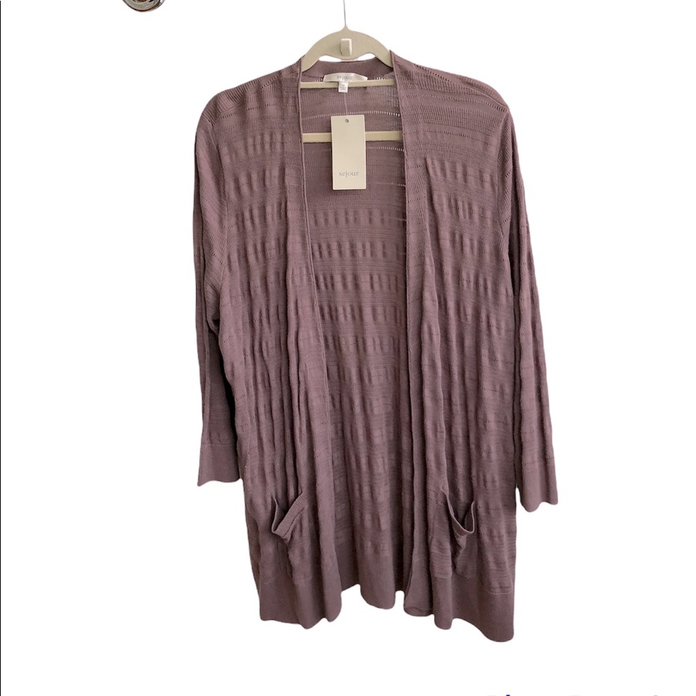 Sejour Long Sweater, Sz 2X